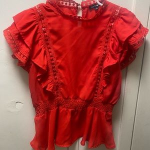 Fashionova. Brand new red top